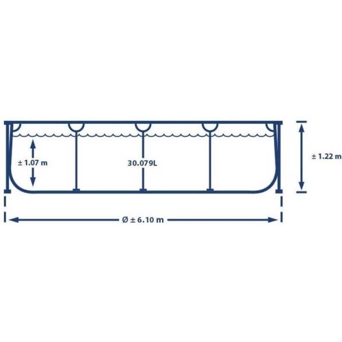 Ultra XTR Frame 610x122cm