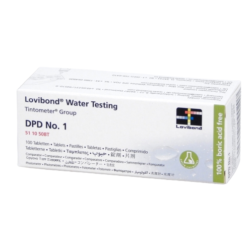 Fotometer tabletten DPD n°1 - vrije chloor