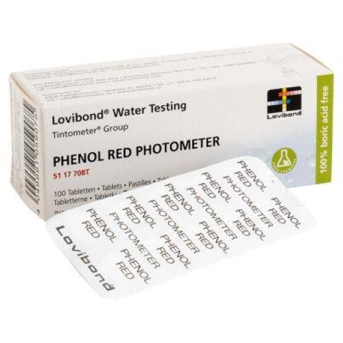 Fotometer tabletten Fenol Red - pH