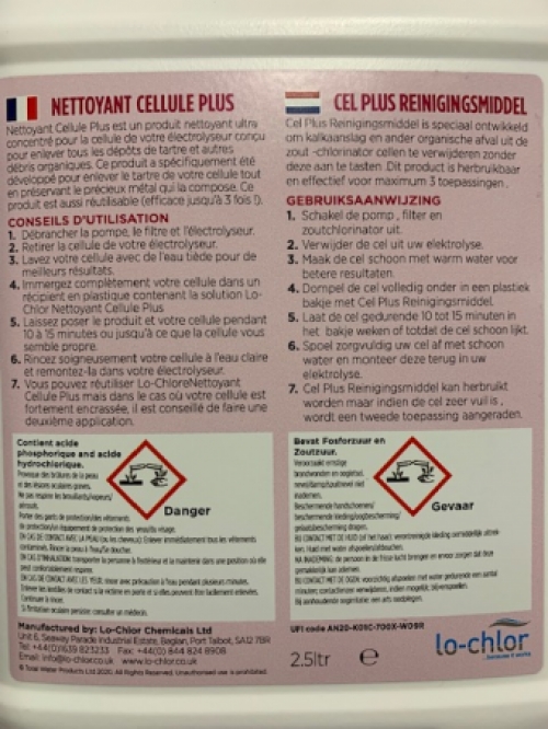 Cel Plus Reinigingsmiddel zoutelectrolyse