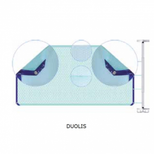 Zomerzeil op maat model DUOLIS